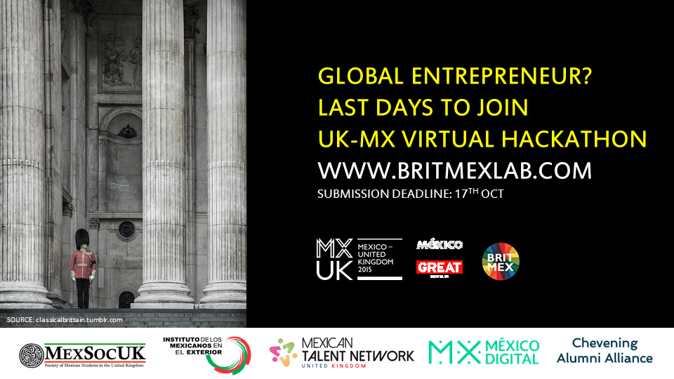 BritMexLab's tweet photo. A 30 horas de cerrar el #Hackathon #Virtual, checa los proyectos, todavía puedes hacer la diferencia #MX #ReinoUnido http://t.co/rU6jrnEihu