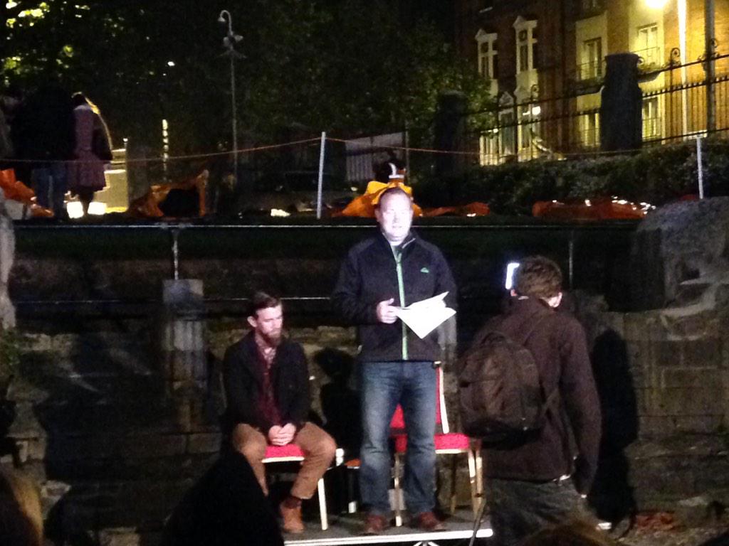 glendaokeefe's tweet image. John giving a talk to the #ShineALight group on homeless @FocusIreland  very touching