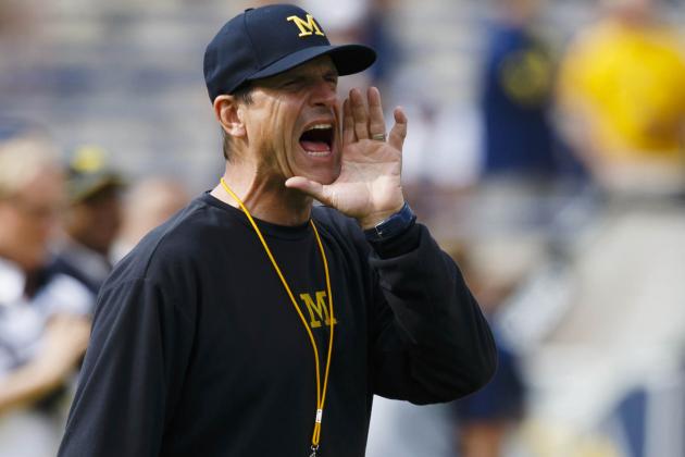 CollegeTeamShop's tweet photo. The Harbaugh Rivalry Everybody Should Be Excited For #B1G #big10 #collegefootball http://t.co/yVY6kWQGn4
