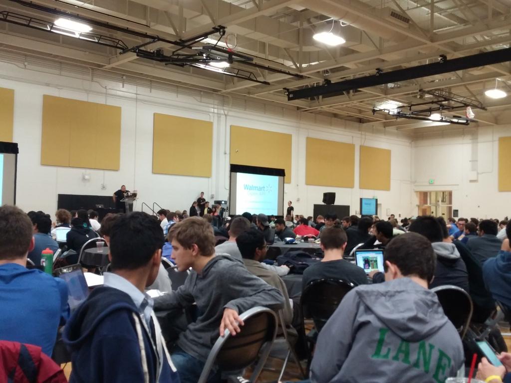 sujaykhandekar's tweet image. Kickoff ceremony at #boilermake