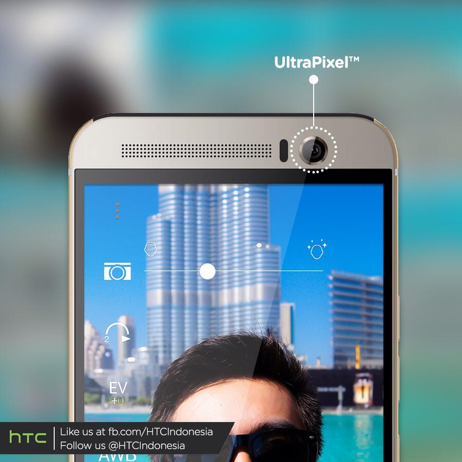 Kamera depan UltraPixel #HTCOneM9Plus menangkap cahaya hingga 300% lebih banyak daripada piksel standar. Superb!