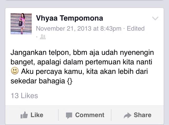 VhyaaTempomona's tweet photo. Nemu stts lama, tp kprcayaan 2th lalu msih brtahan smpe skrg, nd cma smpe sini, smpe trustrustrus! ☺️ @EduardGlorio http://t.co/utYJnEK1yw