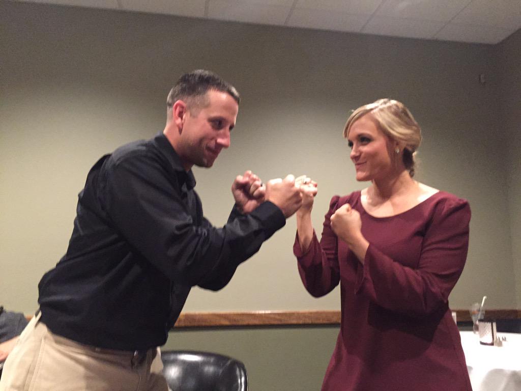 BrittanyWMN's tweet photo. Sirois vs. Decker .. We're ready to go! #dancingwiththelocalstars #agawamfiredept http://t.co/lZAZtlZcQg