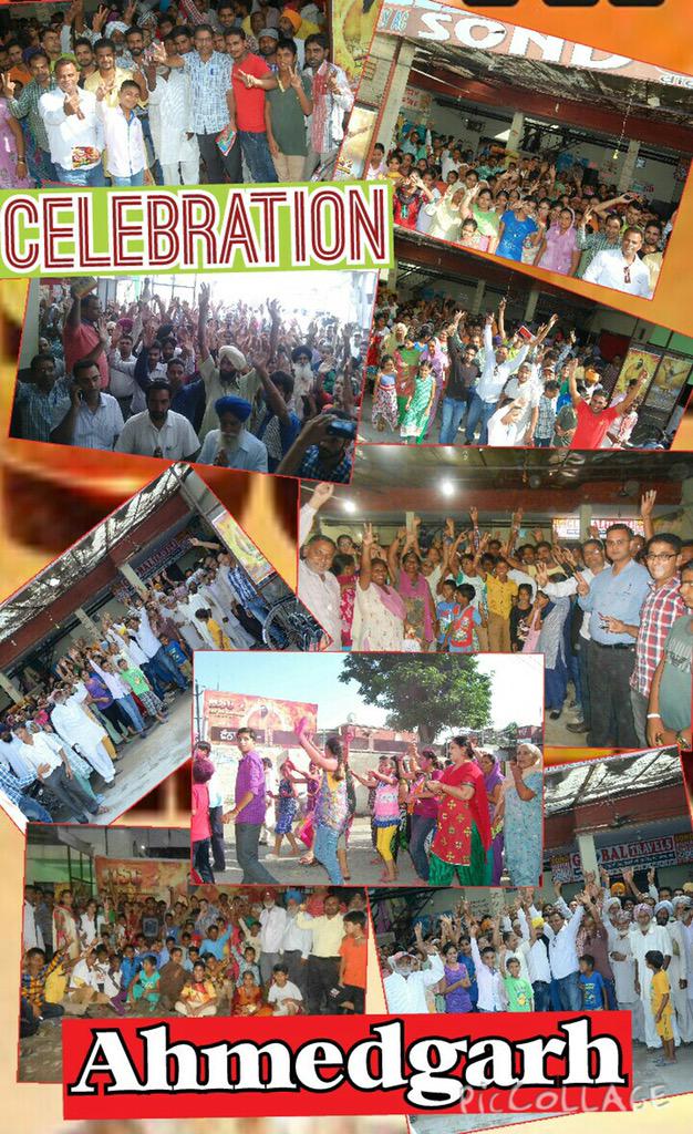 Gurmeetramrahim's tweet photo. G🌺🌺d M🍊rning.Celebrations everywhere for #MSG2Crossed325 .God bless you all http://t.co/LqcEfAolOJ