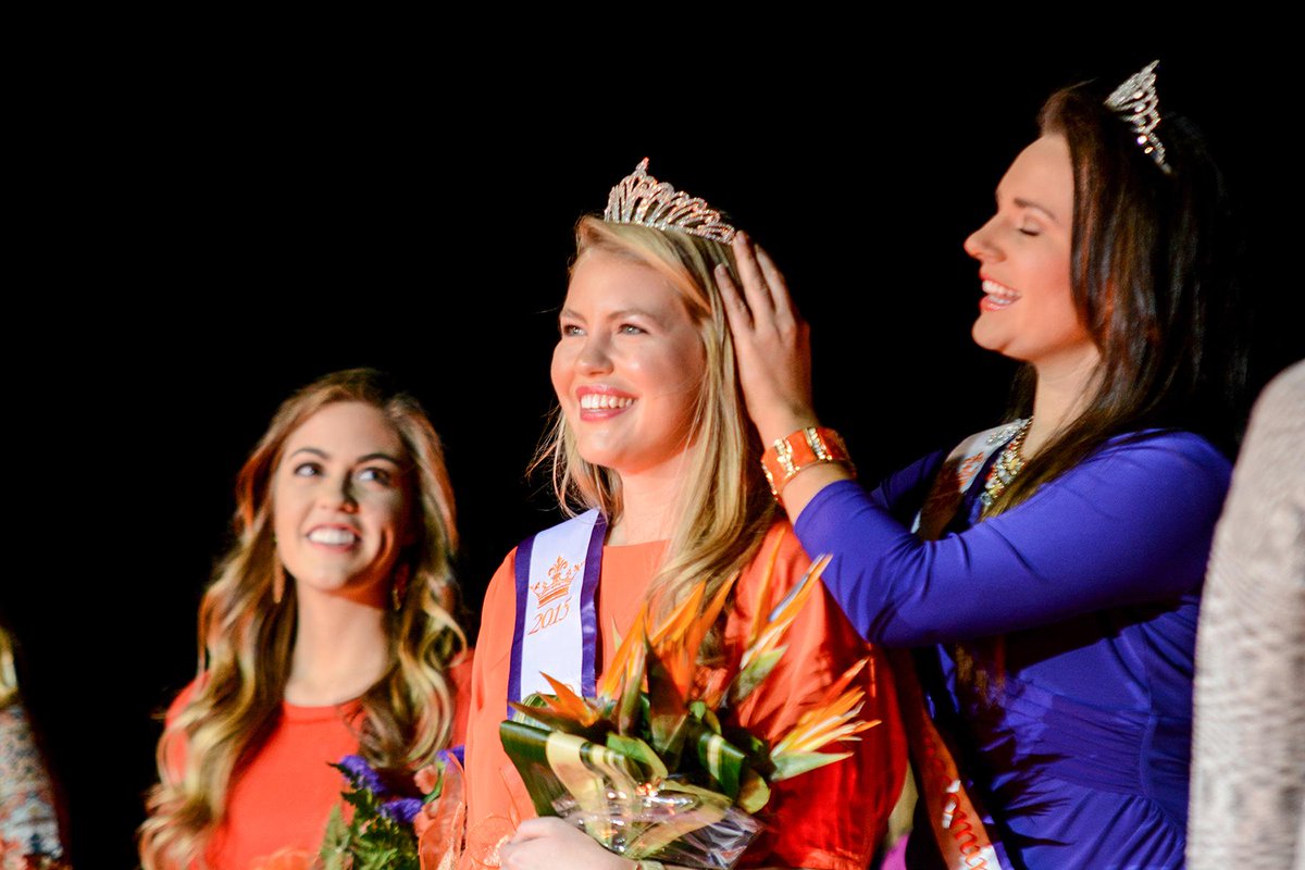 ClemsonBaseball's tweet photo. Glad to host @ClemsonTigerama! Great moments, including Gray Lee named Homecoming Queen & Josh Turner's performance http://t.co/NCNKZyii8n