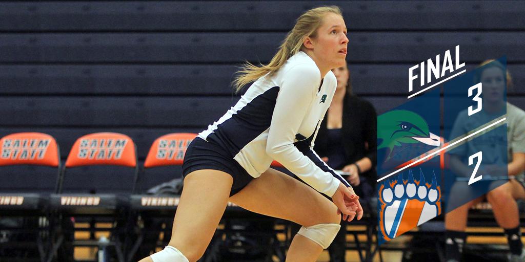 .<a href="/EndicottWVB/">Endicott Women's VB</a> rallies to Pull Off Come From Behind Win Over Coast Guard 3-2 #GoGulls bit.ly/1LpJu1r