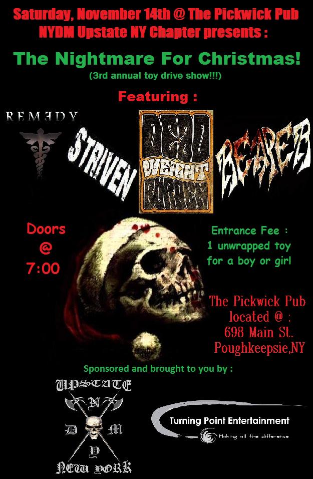 ReaperMetal's tweet photo. Next gig coming up, bring a toy and rock out with us! #heavymetal #powermetal #toys #benefit #pickwickpub http://t.co/UBIUbrqXHf