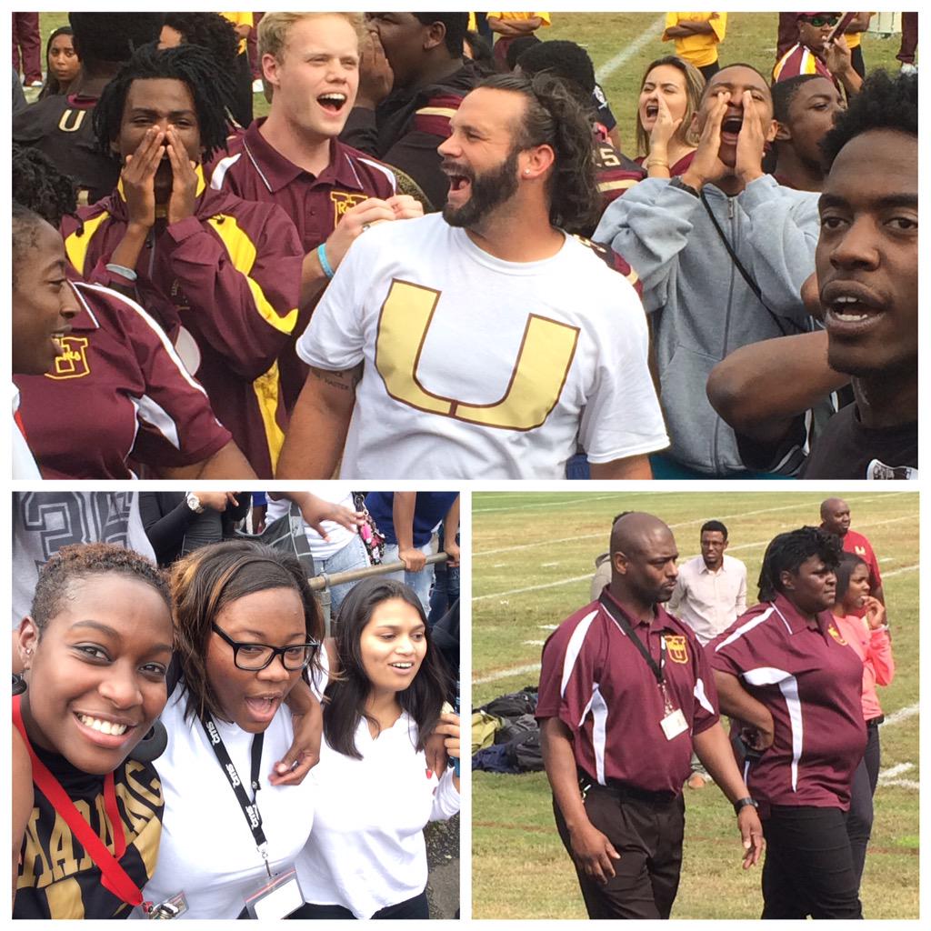huhsmedia's tweet photo. School Pride was evident during our Pep Rally today! #RamRough http://t.co/hN9I5UHUah
