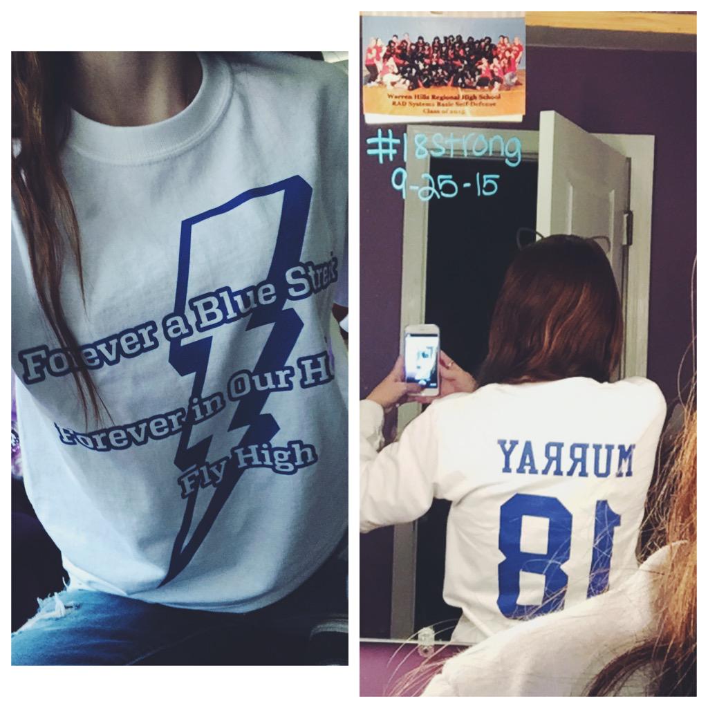 viccdobbinss's tweet photo. finally got my shirt๐ #18Strong #evanmurray http://t.co/jqhvRTz7B7