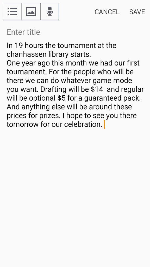 ChanStormMTG's tweet photo. Thank you @PhantasyHobMN  and @CarverCoLibrary for the opportunity you have given us. Starts at noon tomorrow. http://t.co/ZgYC33ygqv