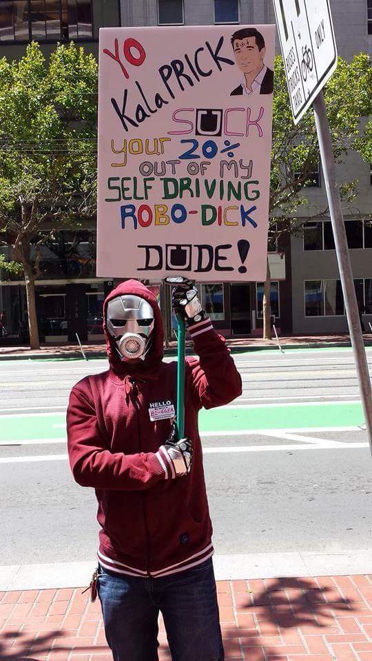 Uberphv's tweet photo. @Uber drivers protesting nation wide in US. Fighting against exploitation http://t.co/D2q28NGdJd