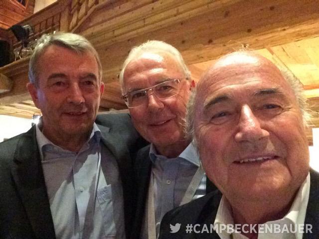 Tim_Roehn's tweet photo. One year ago three good friends met at #CampBeckenbauer. A lot happened since then... #FIFA #DFB http://t.co/A4Kk6H9b9w