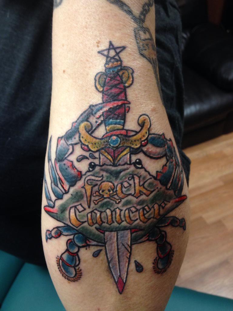 NotaPurdyGirl's tweet photo. @CJLinde666 tattoo done!! http://t.co/GVdzFt4kiB