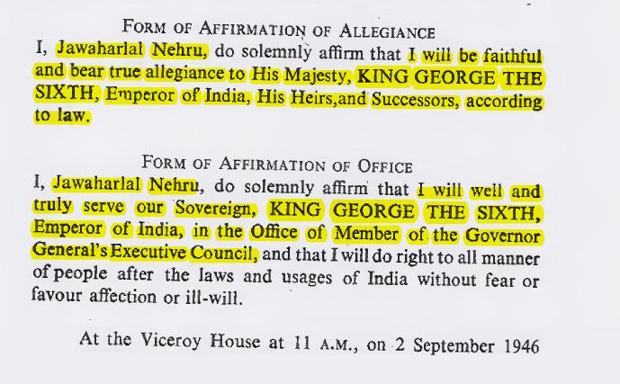 @ushamohan50 <a href="/AnupamPkher/">Anupam Kher</a> Nehru Sold his Soul on OATH to become the PM of India #Netajifiles #NationalHerald