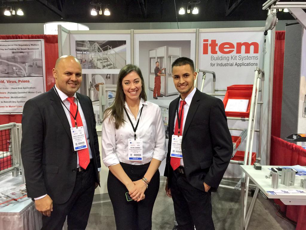 INTERPHEX's tweet photo. The @itemAmerica team is smiling after 2 days of #INTERPHEXPR! Check out Booth 321 or http://t.co/JASdFcuA2e http://t.co/SnKUKZMRC6