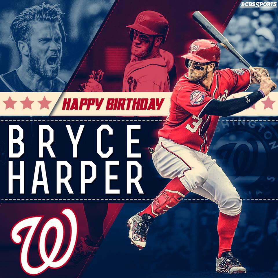 Happy 23rd Birthday, Bryce Harper!!  