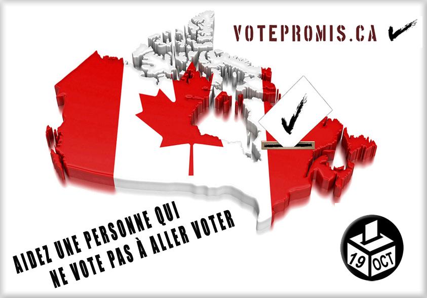 VotePromis's tweet image. Aidez les personnes qui ne votent habituellement pas à aller voter le 19oct à goo.gl/5e4EBl @s_guilbeault