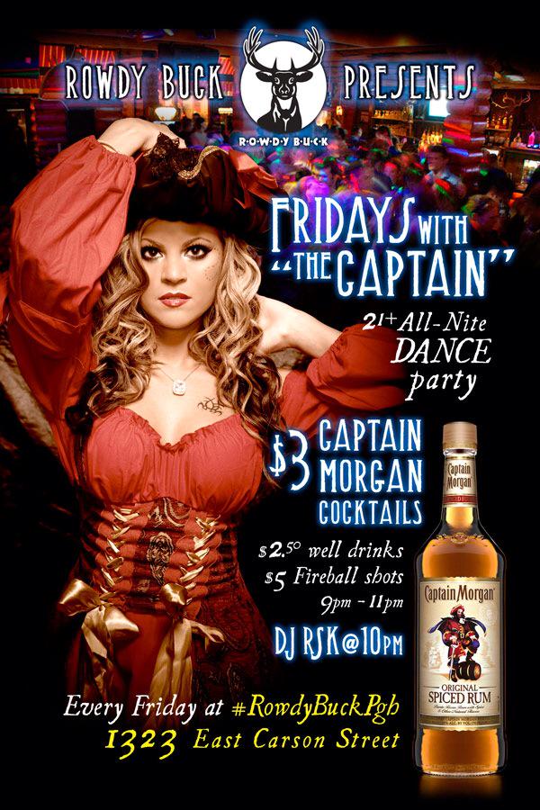 RowdyBuckPgh's tweet photo. Party w/ The Captain @ #RowdyBuckPgh @southsidepgh it's a @pghpartycentral NO COVER @M2Third Live DJ @ItsFreeBurgh http://t.co/Zgm3tfYa4Z