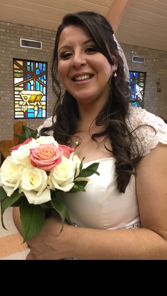 TheBridgetSmith's tweet photo. Congrats to my producer @LizLopezTweets who today married the love of her life— and made such a beautiful #bride http://t.co/OCPreY8nBK