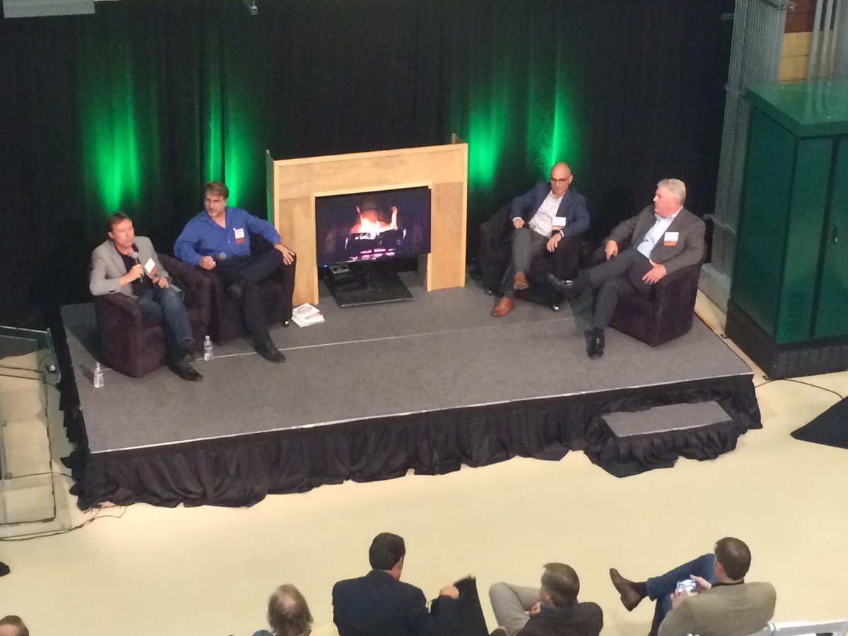 ZayoGroup's tweet photo. Enjoyed the awesome crowd at #sdtech15 'Voice of the Industry' panel w/ Glenn Russo yesterday. @scalematrix http://t.co/F5SJreiz6e