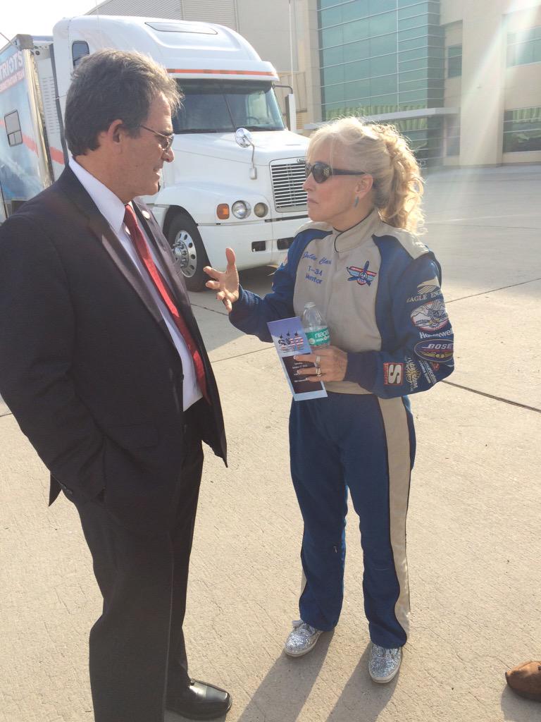 Mayor R. Carey Davis on Twitter "Julie Clarkepilot of the T34 right