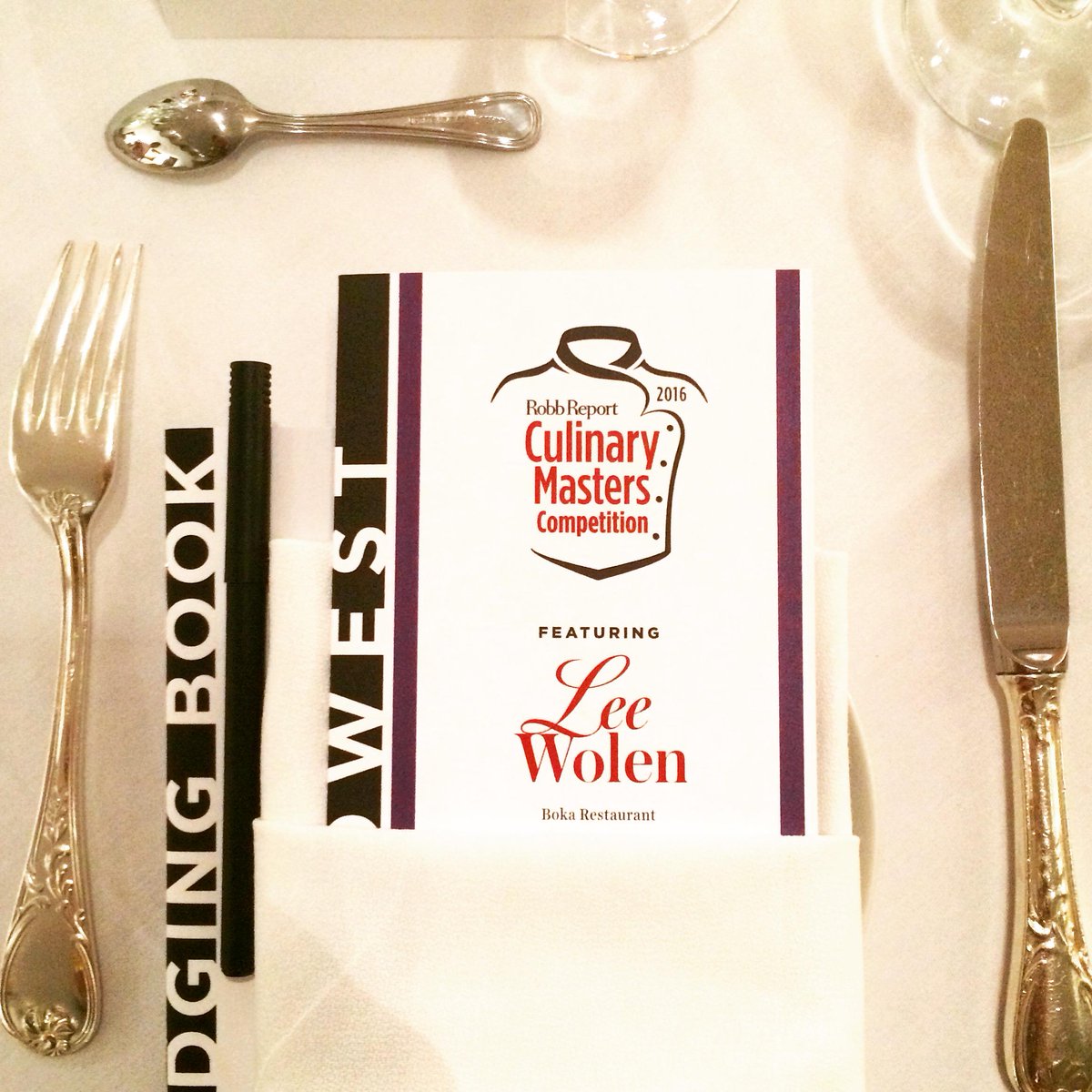 RobbReport's tweet photo. Moments away from the start of the fifth #RobbMasterChefs dinner, prepared by @BokaChicago's @LeeWolen. http://t.co/2J6YytFhsL