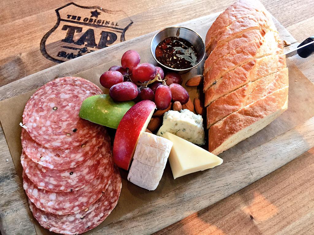 dgbars's tweet photo. #TAPtasting by @ChefBEverett at @tapandbarrel #TAPtestkitchen @TAPconvention love the #cheeseandsalumi board http://t.co/cm79anGVBg