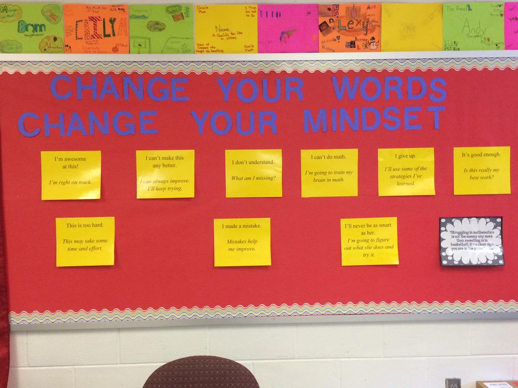 CCTlab's tweet photo. Check out the awesome bulletin board spotted in 6th grade! #cctlab #growthmindset http://t.co/XCqqqmH9zO