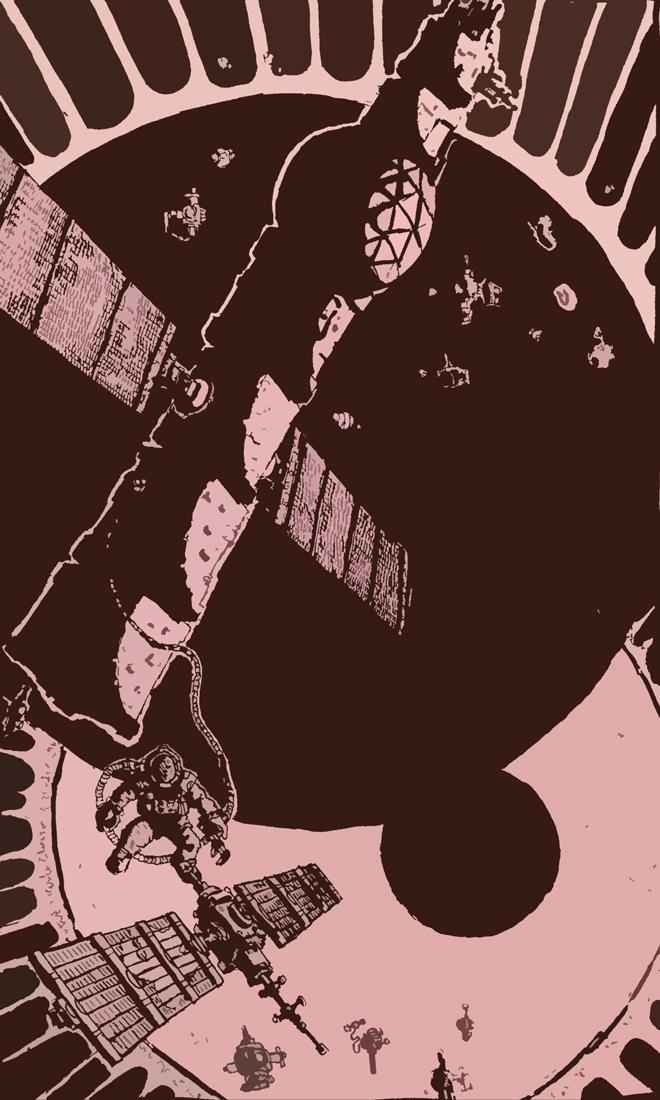 squaredmotion's tweet image. #Moon #Day12 #Drawlloween #Inktober Sketched and inked traditionally, processed and simplified in Photoshop.