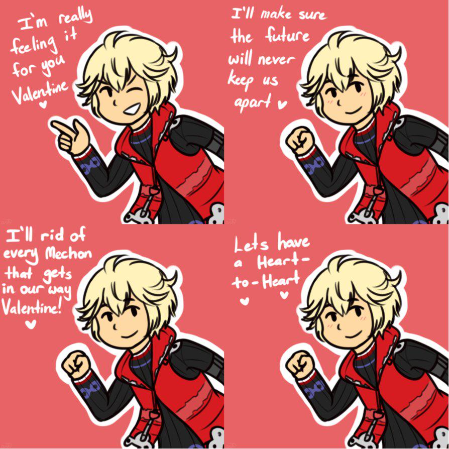 Shulk's pickup lines. Anyone interested?