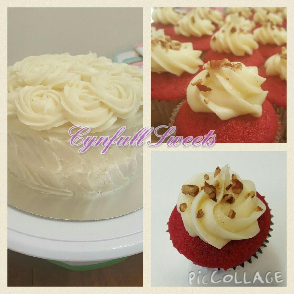 CynfullSweets's tweet photo. Red Velvet mini cake! Red Velvet Cupcakes! #CynfullSweets #foodporn #yummy http://t.co/hLcYAIWm3F