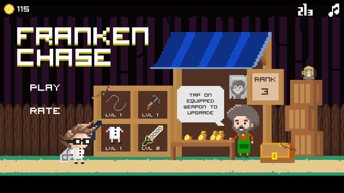 articint's tweet photo. Pick a weapon and go on a rampage! #indiedev #gamedev #screenshotsaturday http://t.co/vXcOWJuyK9
