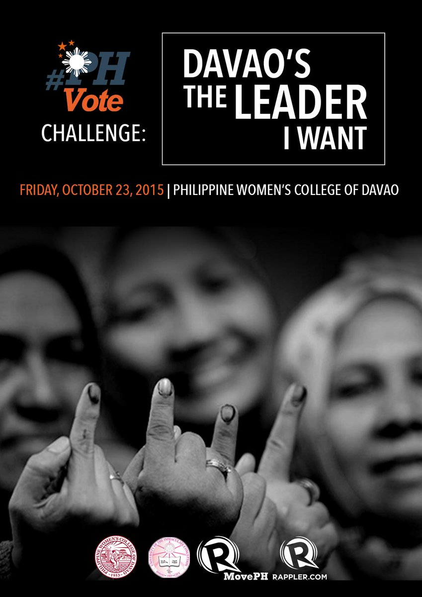 PWCDavao's tweet image. REGISTER NOW! rappler.com/move-ph/108776… 

#PHVote 
#TheLeaderIWant
#PWC2Point0
#IamACE