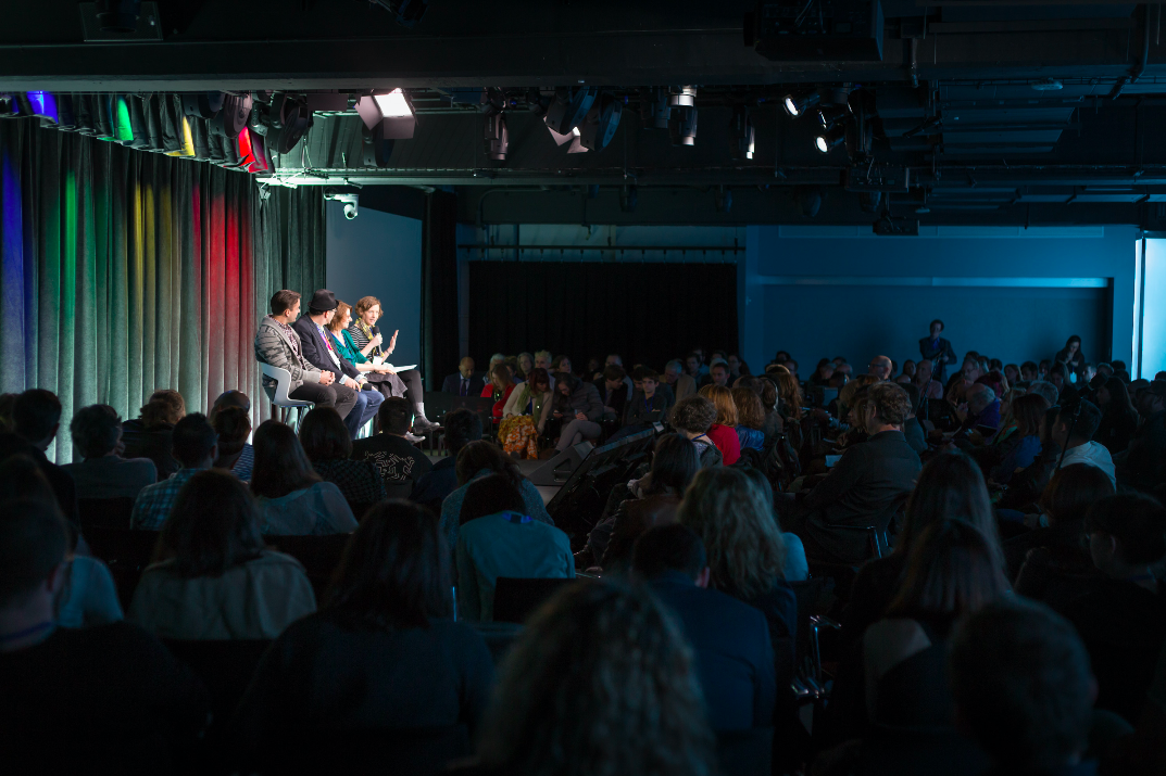 sciencenewwave's tweet photo. Crowds spilling in the aisles for the opening night #isff2015 @google #GoogleNYC #escapevelocity #imaginescience http://t.co/bKoUPIx1M4