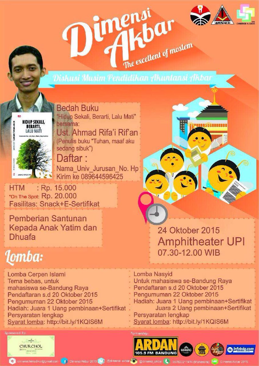 HeartenlyID's tweet photo. DIMENSI AKBAR 2015 by @dimensi_akbar: 24 Oktober 2015 Gd. Amphiteater UPI https://t.co/cbGMFe5AFe http://t.co/poW2SeskL5
