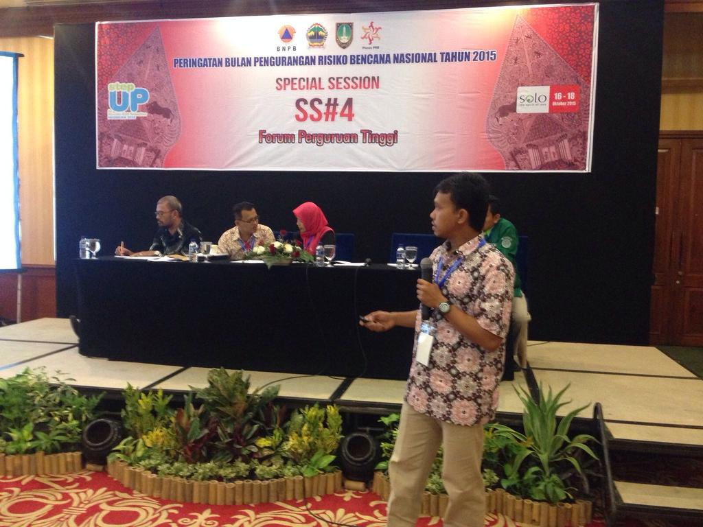 In Action di Forum Perguruan Tinggi utk Pengurangan Risiko Bencana
<a href="/infobencana/">Media Center</a> <a href="/BNPB_Indonesia/">BNPB Indonesia</a> <a href="/InfoSeismic/">GEMPA TSUNAMI</a>
