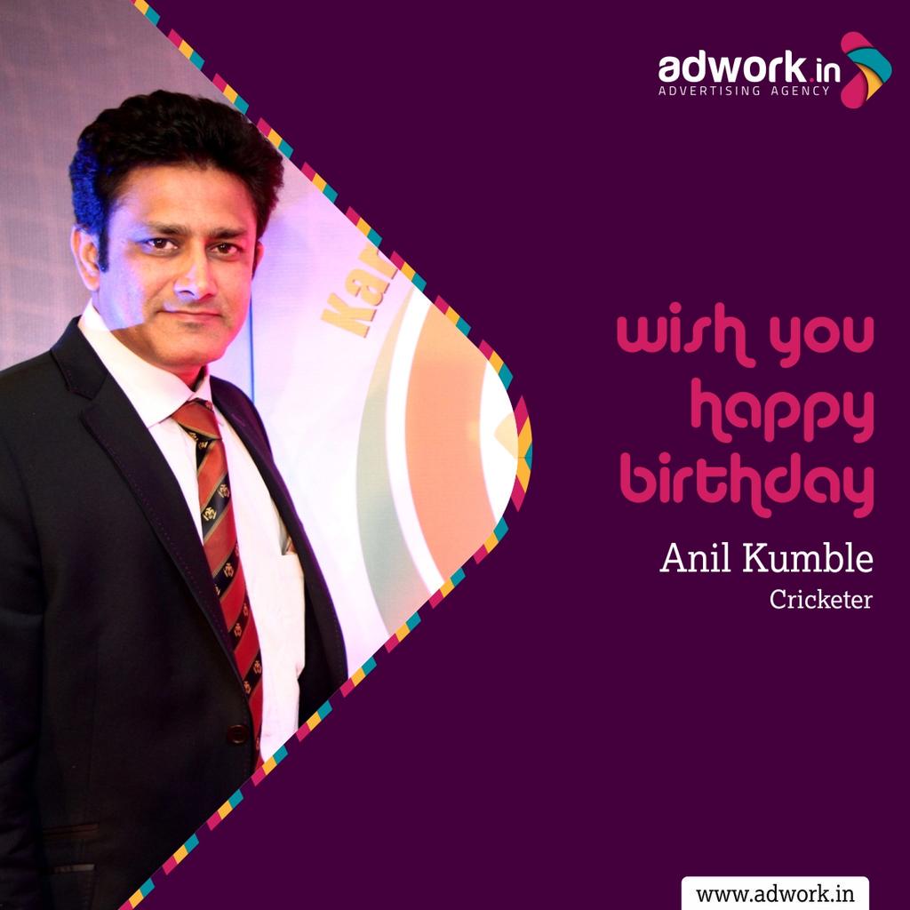 Wish you  Anil Kumble 