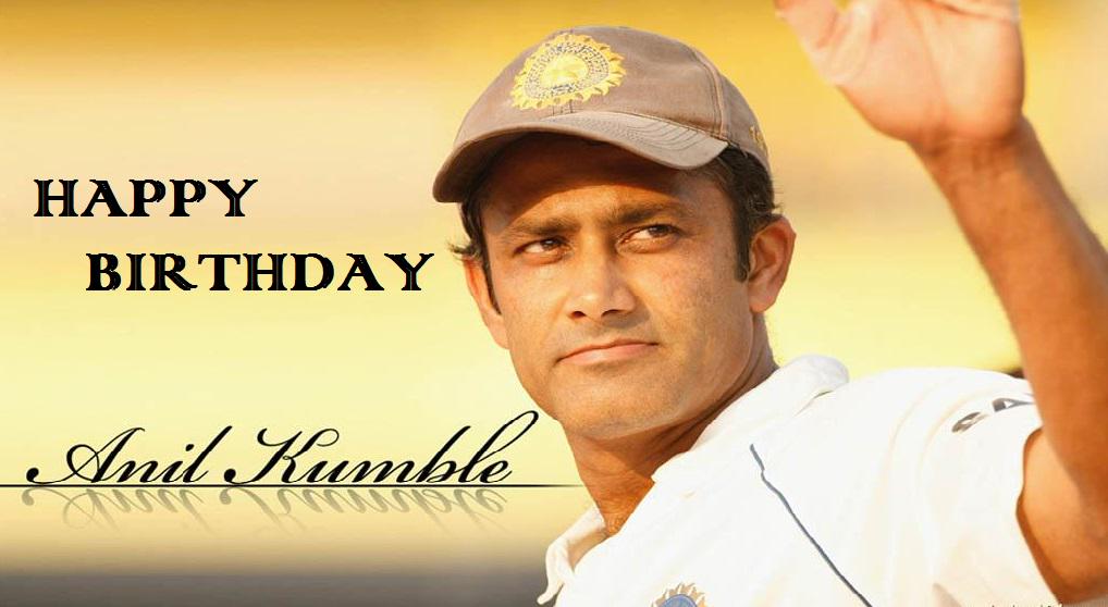 Happy Birthday  Anil Kumble !! 