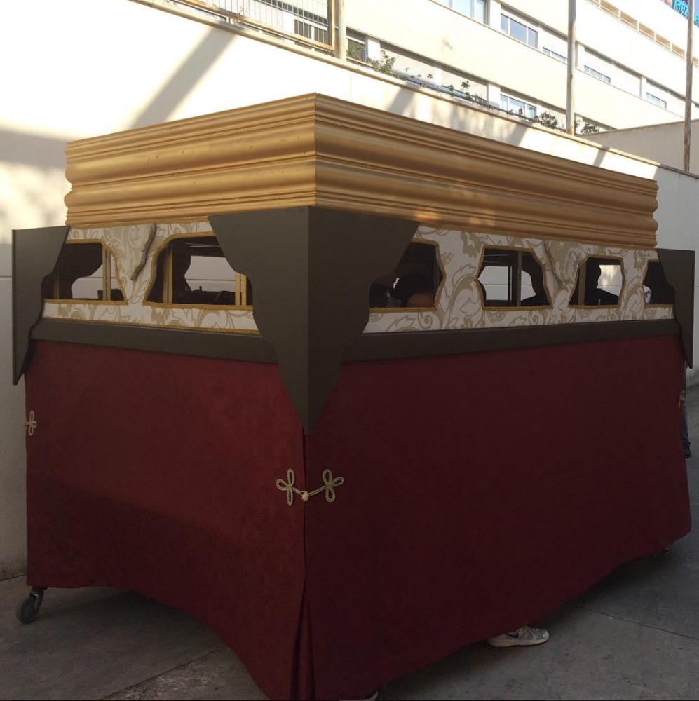 Ya se encuentra en San Fernando nuestro nuevo paso , para la próxima salida procesional el sábado de pasión de 2016