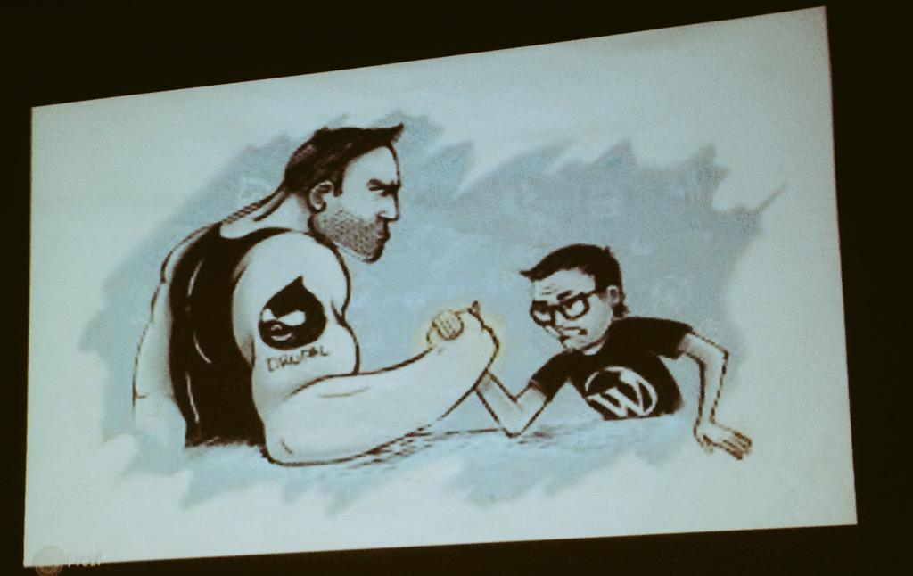 isalmanhaider's tweet image. #drupal vs #wordpress 
And we have got reasons to prove it 
#drupalcamppeshawar #peshawar