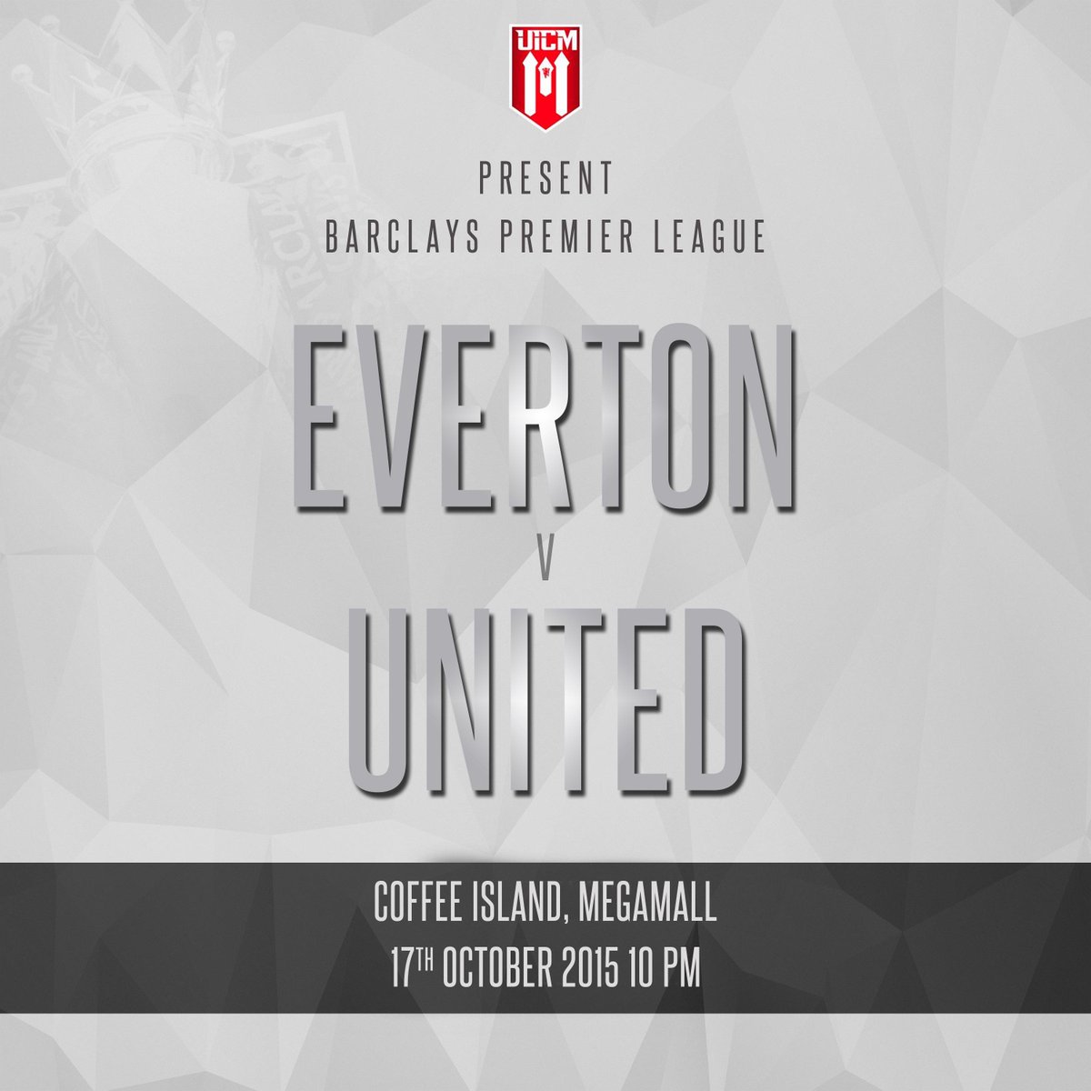 Nobar BPL EVERTON v UNITED, 17 October 2015 K.O 10pm at <a href="/coffeeislandID/">Coffee Island Cafe</a> , Megamall. Be there!