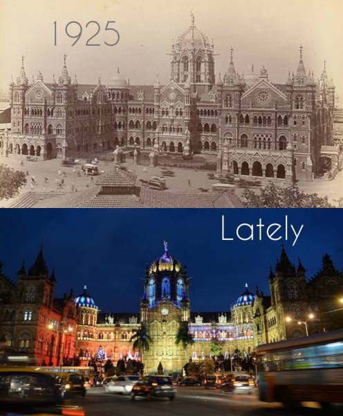 My favourite and most brave kid. Standing with same strength since years. #CST #Mumbai