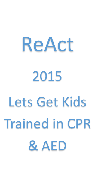 RFA_PHT_UK's tweet photo. Get kids trained CPR & AED. ReAct 2015 #ReAct2015 http://t.co/tIrDCi8Zvk http://t.co/et1ZbY0rgM