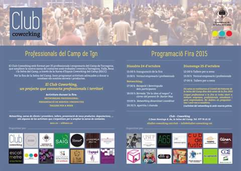 Per la fira de la Selva ens podeu trobar al castell del Paborde. Us hi esperem! <a href="/coworkingxecc/">XECC</a>