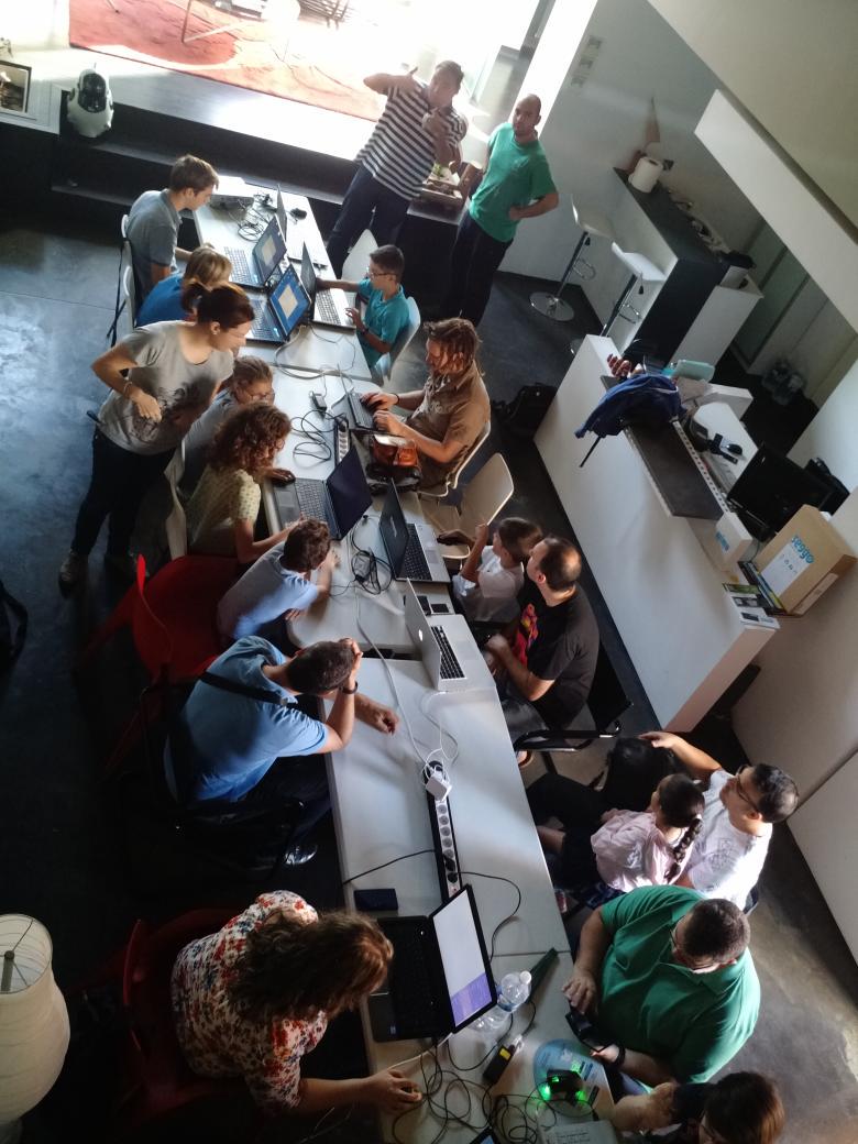 MiguelAngel_LV's tweet image. Y sigue llegando gente...  Futuras promesas del @HackLabAl #codeweekue