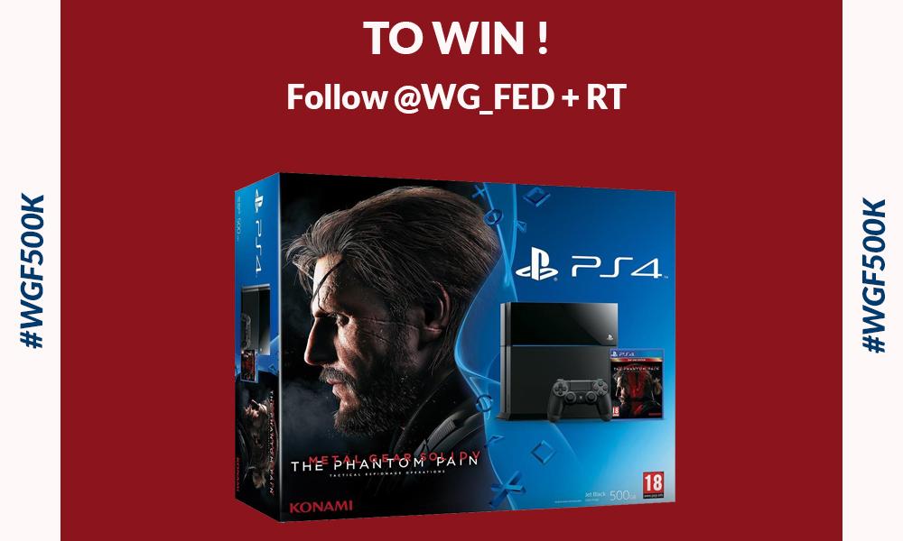 WGF_GG's tweet image. Hello Twitter. @WG_Fed is offering you a #PS4. Follow us + #RT to win. Results on Tuesday. #Concours