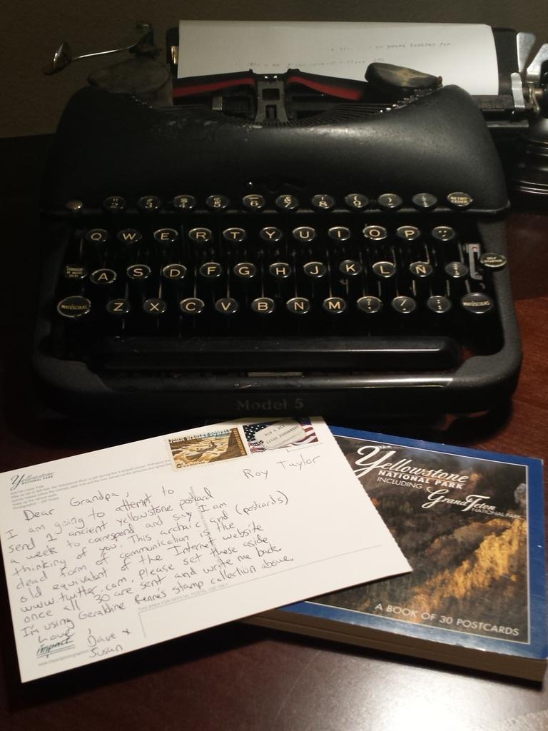 pythonnerd's tweet image. #grandpa will love! The #internet should #tweet their #twitterpostcards &amp;amp; #send #love to @USPS &amp;amp; #family. #tbt #mail