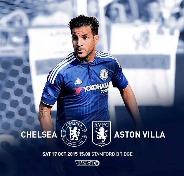 #GameDay
#Chelsea vs Aston Villa
#CFC back in action at Stamford Bridge 
15:00 PM