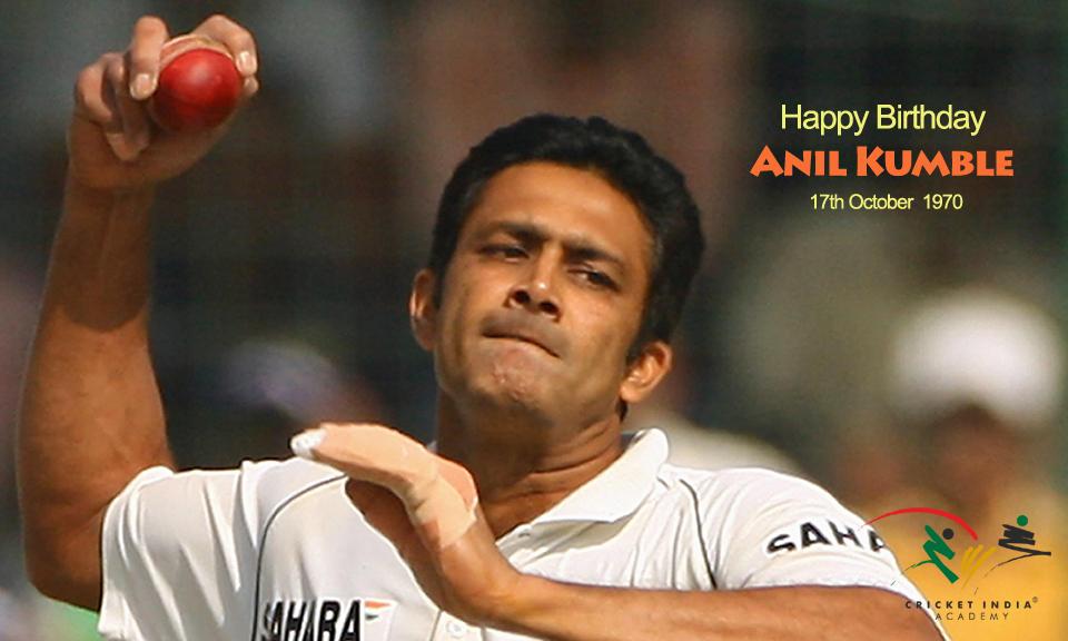 Join us to wish very Happy Birthday to our very own Jumbo, Anil Kumble.  
