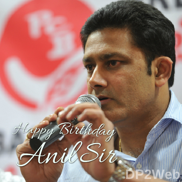 Role model for generations and a gentleman cricketer & spin legend Anil Kumble. Happy Birthday 